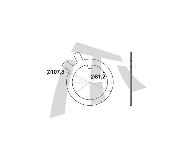 
                                ARANHA CUBO CARRETA RANDON MODERNA 81,2X107,8 COM  ABS