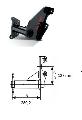 
                                SUPORTE CAMARA MB710 PLUS