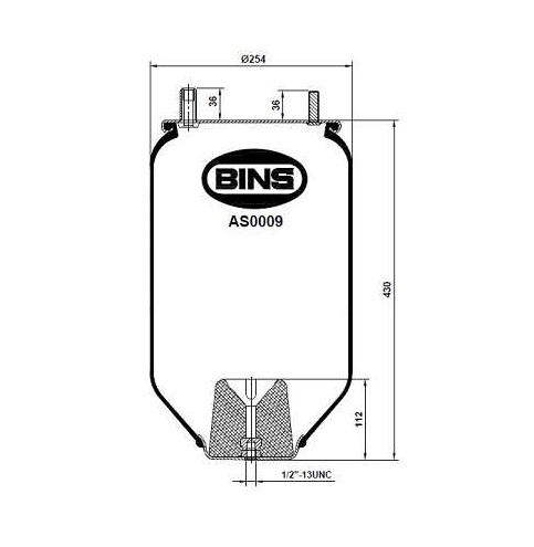 
                                BALAO SUSPENSAO EIXO TRACAO FH/NH VW TITAN FORD