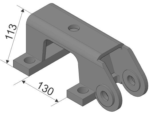 
                                SAPATA EIXO CARRETA/TRUCK SUSPENSYS MB1620 QUADRADO