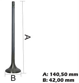 
                                VALVULA ADMISSAO MOTOR OM 366 30º