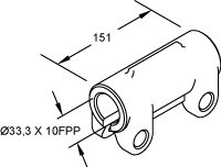 
                                LUVA TENSOR RANDON/ROD/NOMA 2 FURO