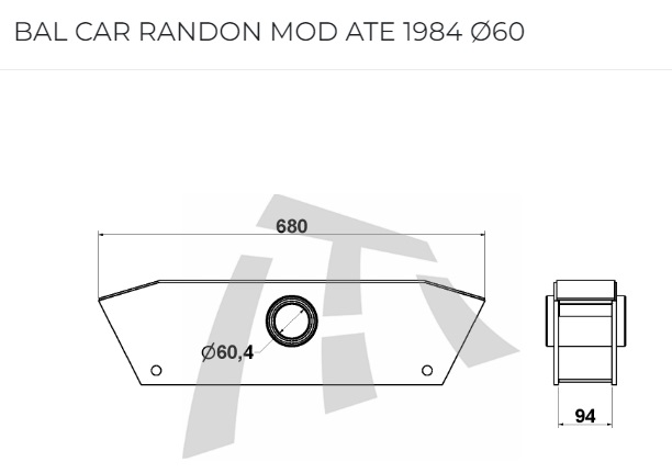 
                                BALANCA CARRETA RANDON CURVA PINO 60MM ATE ...84