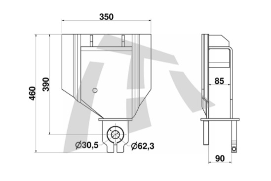 
                                SUPORTE DIANTEIRO TRUCK RANDON DIREITO