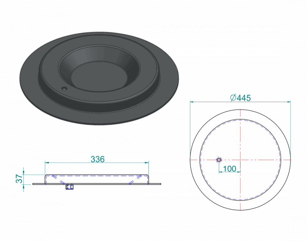 
                                TAMPA SUSPENSOR CAVALO BALAO 6.13 PEQUENO SEM ANEL 565MM